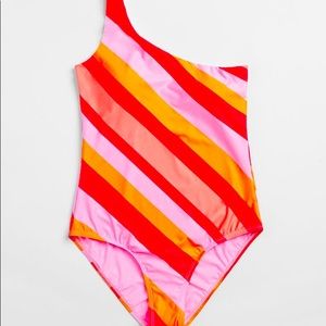 ModCloth Striped One Piece Bathing Suit